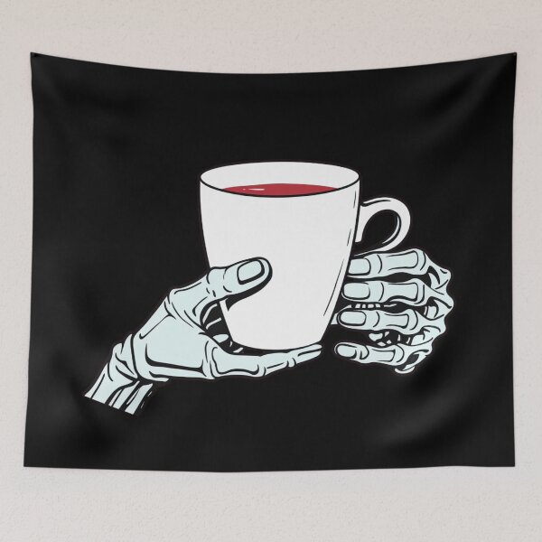 Item preview, Macabre Morning Brew - Macabre Morning Brew - Skeleton Hands Coffee MugSkeleton Hands Coffee Mug designed and sold by Organic Creeps.
