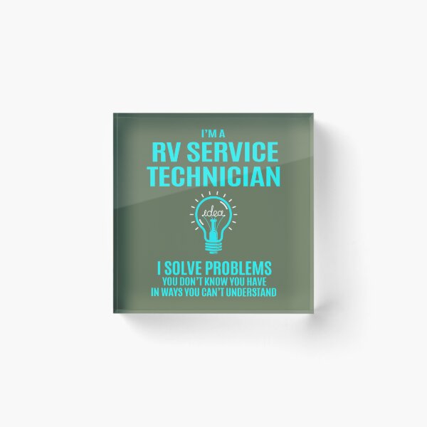 Item preview, Rv Service Technician 	 - I Solve Problems 	 Item Tee   	 designed and sold by zuoxntfp52.