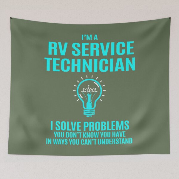 Item preview, Rv Service Technician 	 - I Solve Problems 	 Item Tee   	 designed and sold by zuoxntfp52.
