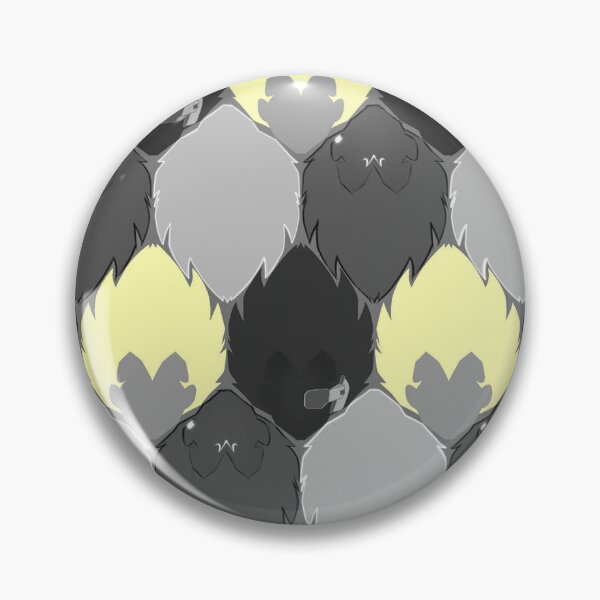 Item preview, Yellow and greyscale tile pattern designed and sold by ANEIX.