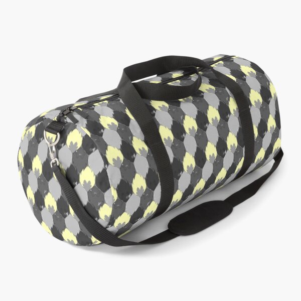 Item preview, Yellow and greyscale tile pattern designed and sold by ANEIX.