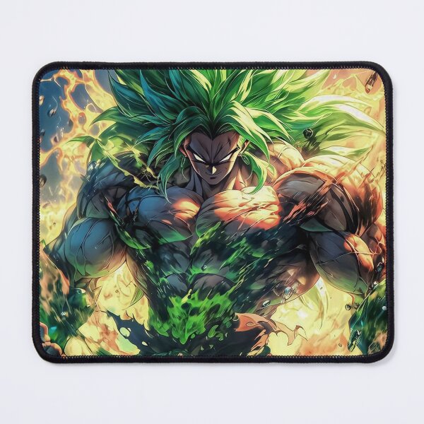 Mousepad Dragon Ball Broly Anime Saiyajin com apoio