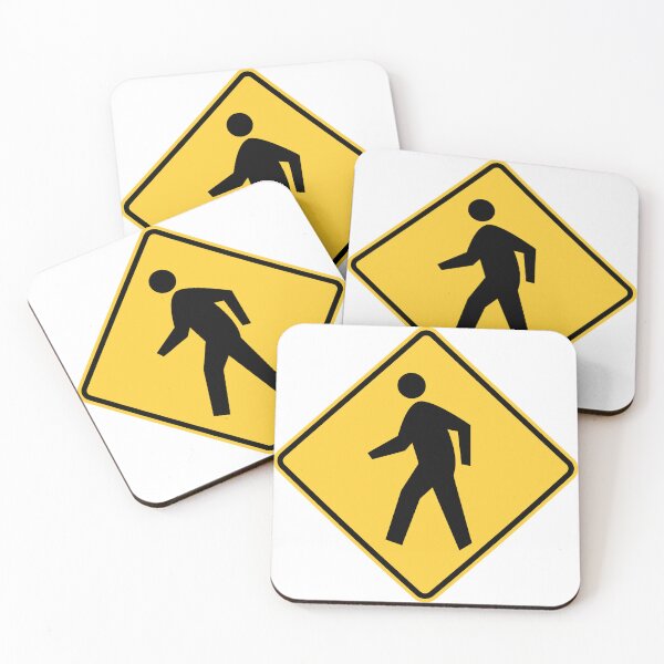 Item preview, Pedestrian Sign (W11-2) designed and sold by rues4gens.
