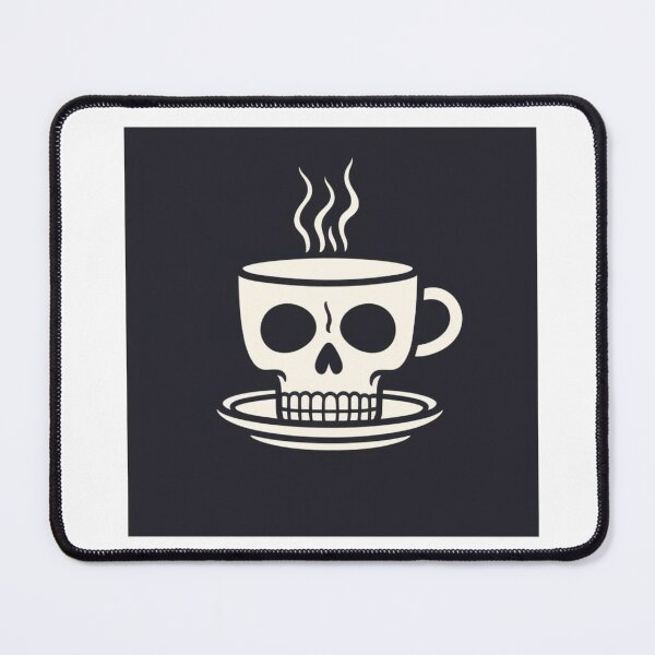 Item preview, Noir Nectar - Skull Coffee Mug in Retro Noir Style designed and sold by Organic Creeps.