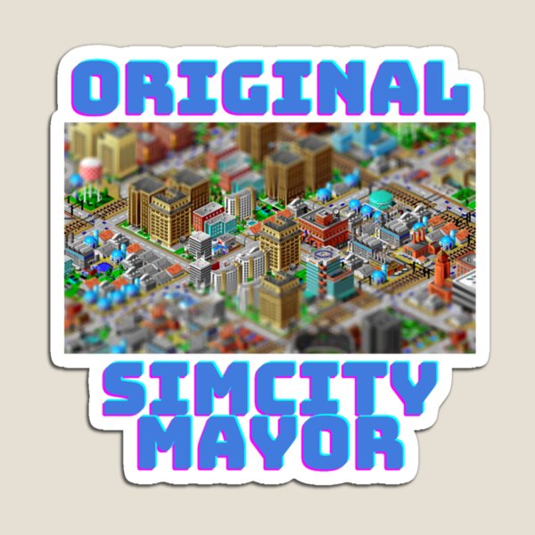 Item preview, Original Simcity Mayor - Maxis City Builder Simulation Sim City Retro PC Gamer DesignT-Shir designed and sold by JordynGregory.