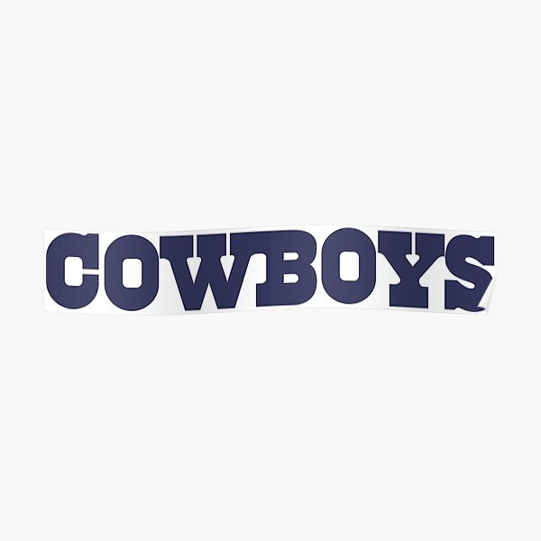 cowboys-logo Poster for Sale by kertaslapet