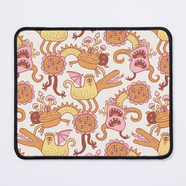 Item preview, Doodle Monster Mash Up, groovy colours designed and sold by lurepeating.