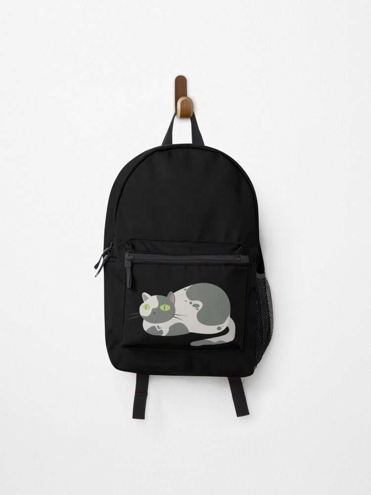 Thumbnail 1 of 3, Backpack, kitty loaf designed and sold by plotDriving-NPC.