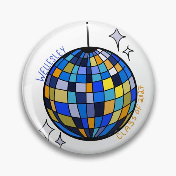 Item preview, Wellesley class of 2027 disco ball designed and sold by erinb-art.
