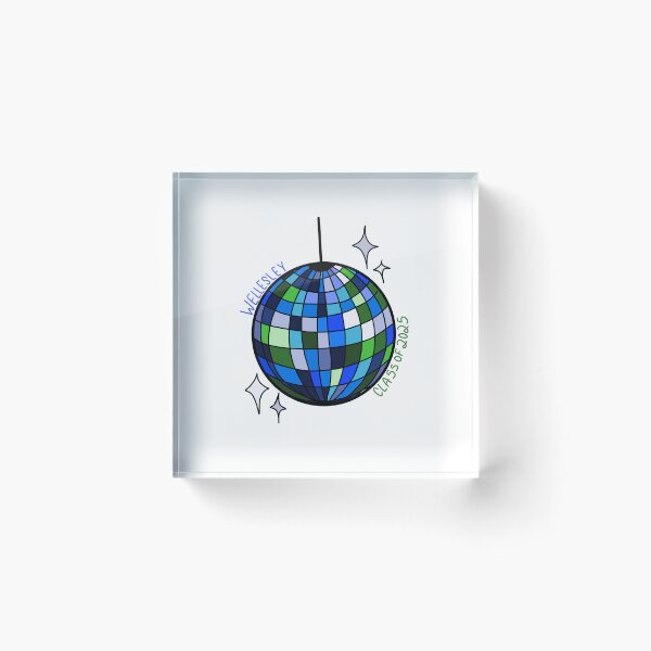 Item preview, Wellesley class of 2025 disco ball designed and sold by erinb-art.