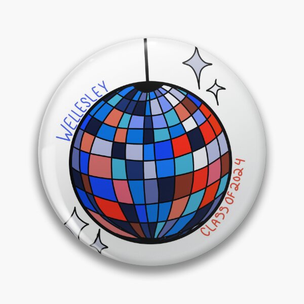 Item preview, Wellesley class of 2024 disco ball designed and sold by erinb-art.
