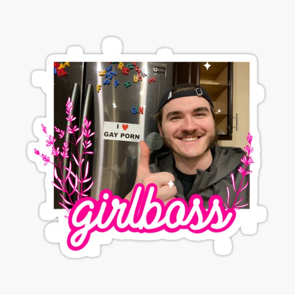jschlatt girlboss Sticker