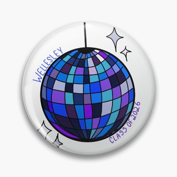 Item preview, Wellesley class of 2026 disco ball designed and sold by erinb-art.