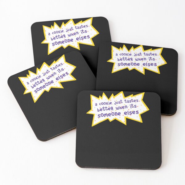 Item preview, Pale Yellow Angelica a cookie just tastes better when its someone elses Logo Quote 90s Retro Birthda designed and sold by rianroblewski.