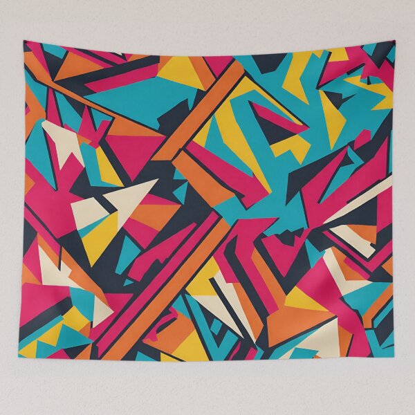 Item preview, Urban Geometry: A Seamless Graffiti Art designed and sold by LeonAndrewRazon.