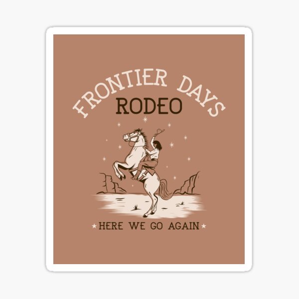 Aperçu de l'œuvre Frontier Days Rodeo C'est reparti créée et vendue par J-seas.