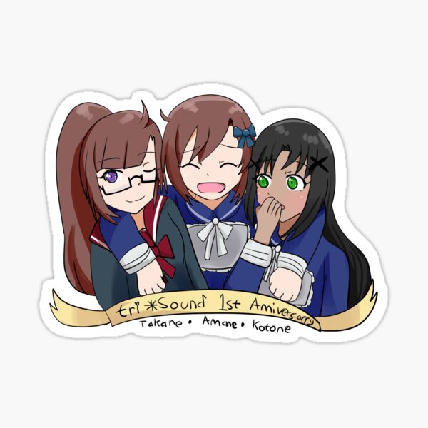 pripara oc * tri*sound Sticker