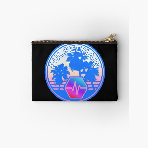 Item preview, Pulsechain Vintage Palms Sunset - Crypto Logo designed and sold by GetCryptoSwag.