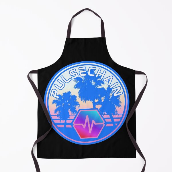 Item preview, Pulsechain Vintage Palms Sunset - Crypto Logo designed and sold by GetCryptoSwag.