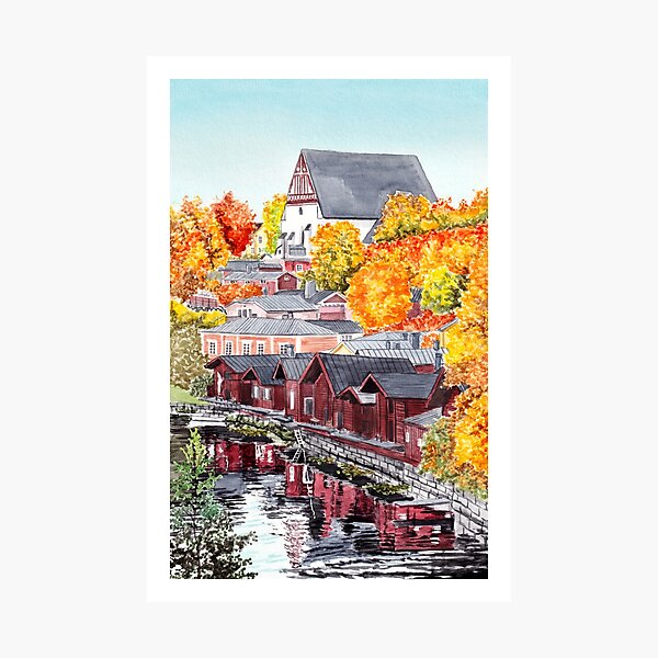 Item preview, Porvoo, Finland designed and sold by NorrskenArt.