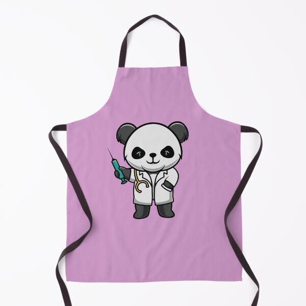 Item preview, Cute Panda Doctor Cartoon Illustration designed and sold by cubbone.