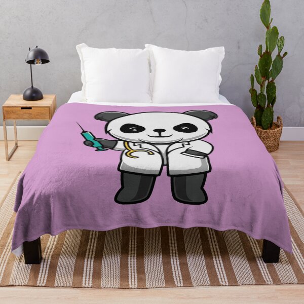 Item preview, Cute Panda Doctor Cartoon Illustration designed and sold by cubbone.