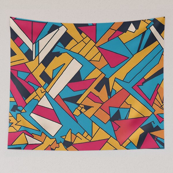 Item preview, Urban Geometry: A Seamless Graffiti Art designed and sold by LeonAndrewRazon.