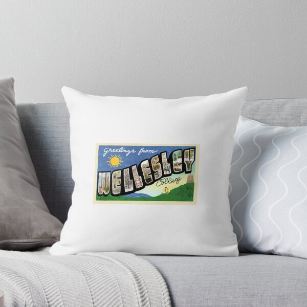Item preview, Wellesley College vintage postcard  designed and sold by erinb-art.