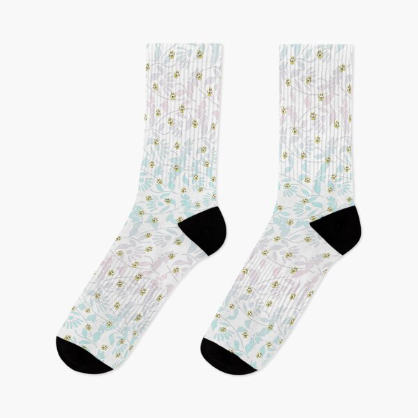 Item preview, Paws and pastel color wild flower pattern designed and sold by Preeyanc.