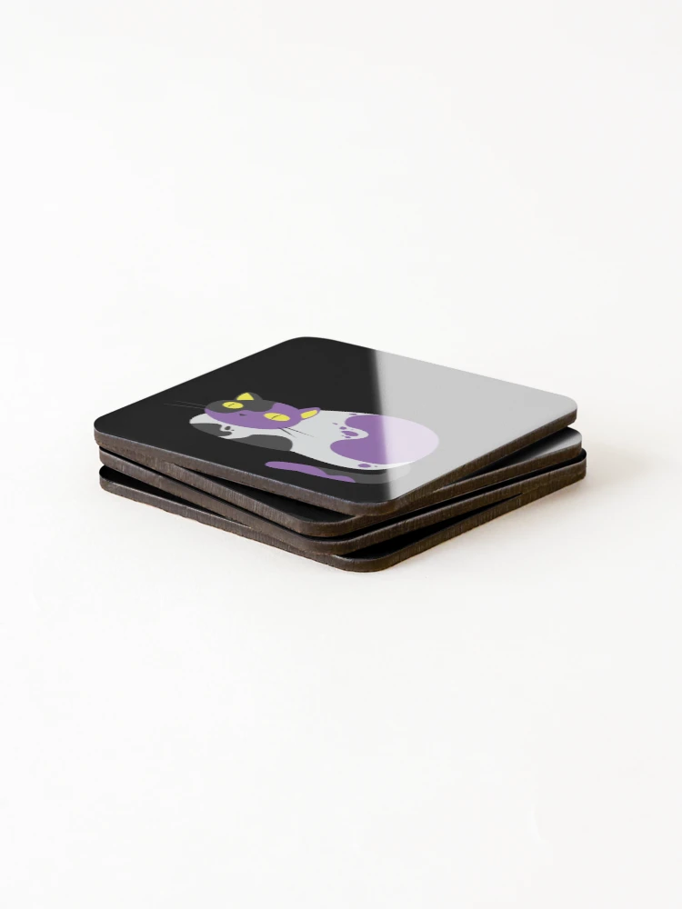 Thumbnail 4 of 5, Coasters (Set of 4), non-binary loaf designed and sold by plotDriving-NPC.