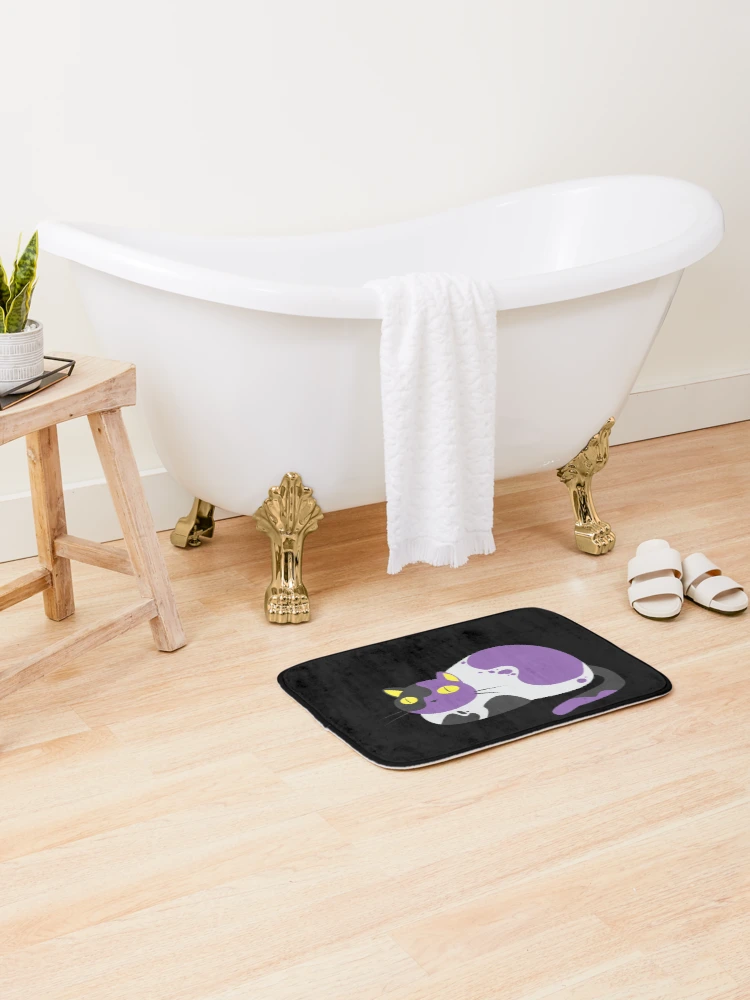 Thumbnail 2 of 6, Bath Mat, non-binary loaf designed and sold by plotDriving-NPC.