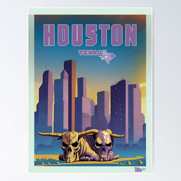 Item preview, Houston Texas - Ciudad Púrpura designed and sold by Candyredcustoms.