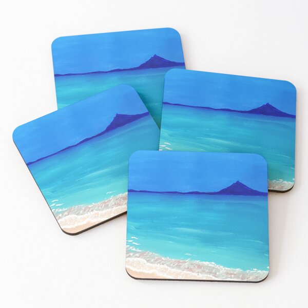Item preview, Distant Beach Mountains designed and sold by KayleeRoseArt.