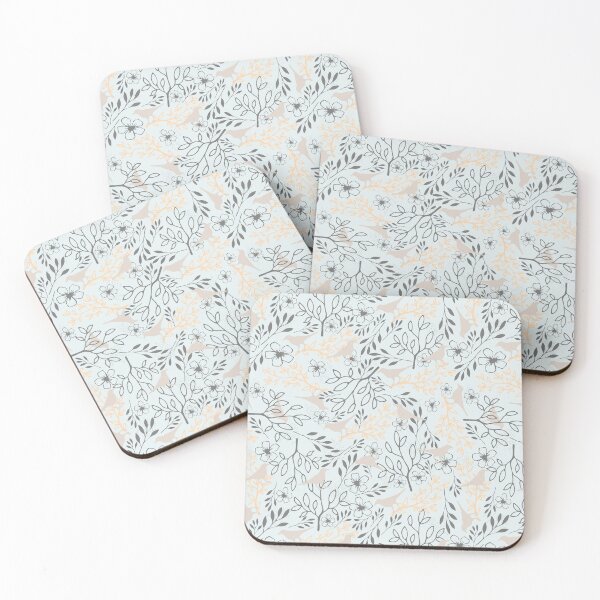 Item preview, Planning the Nest Bird Pattern Blue designed and sold by StudioPosies.