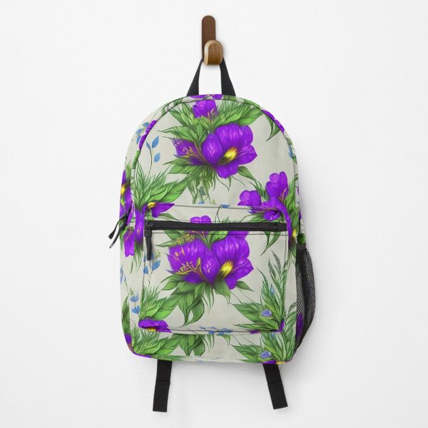 Item preview, Purple Flowers With Leaves designed and sold by PlanetMarker.