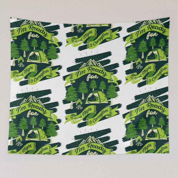 Item preview, Cool night campfires, camping day, camping out designed and sold by quanlh.