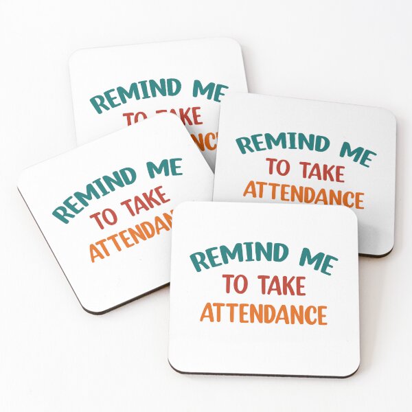 Item preview, Remind me to take attendance  designed and sold by Rami Khalifah.