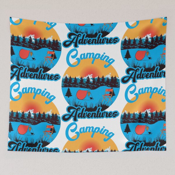 Item preview, Happy camping adventures, camping out, adventures designed and sold by quanlh.