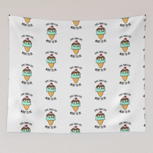 Item preview, Some Things Are Mint To Be Funny Peppermint Puns  designed and sold by punnybone.