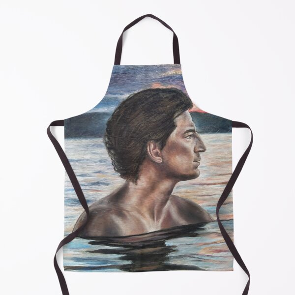 Item preview, Σάκης Ρουβάς - Sakis inspired portrait - Greek Man in Ocean designed and sold by CleaViolet.