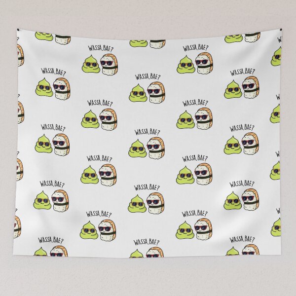 Item preview, Wassa Bae Funny Wasabi Puns designed and sold by punnybone.