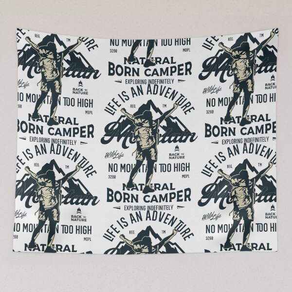 Item preview, Natural born camper, camper, camping out designed and sold by quanlh.