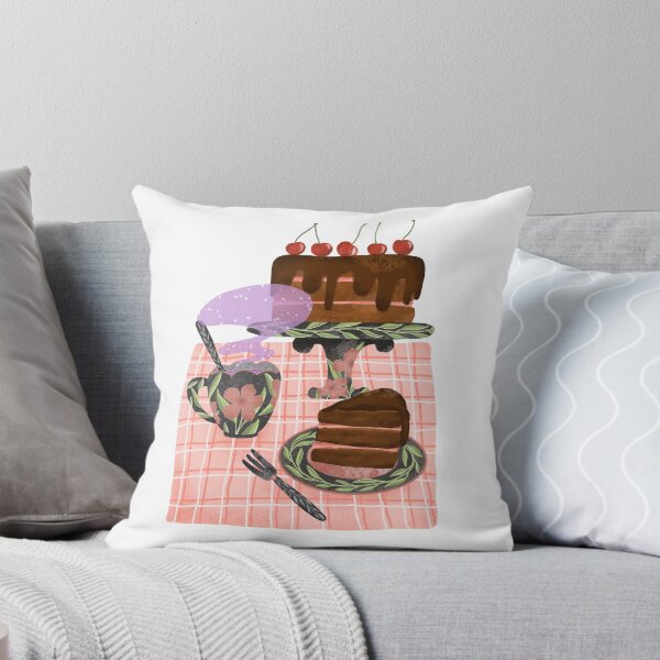 Item preview, Teatime with chocolate cake designed and sold by pinkyfish1010.