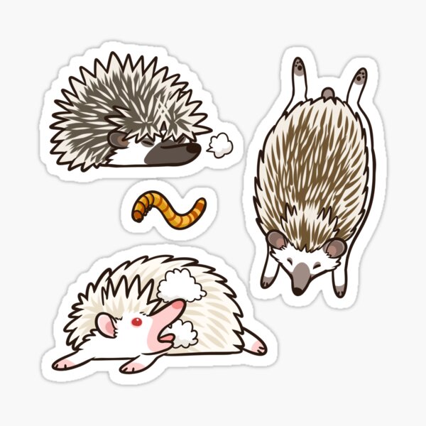 Item preview, Hedgehog set 3 designed and sold by pawlove.