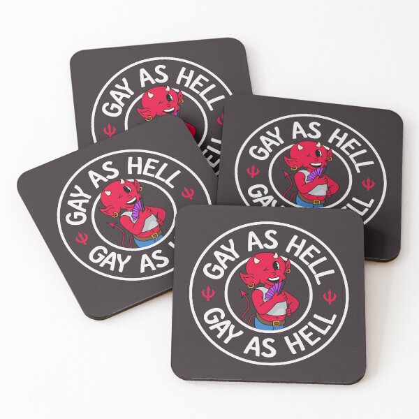 Item preview, Gay As Hell - Cute Devil designed and sold by Picket Club.