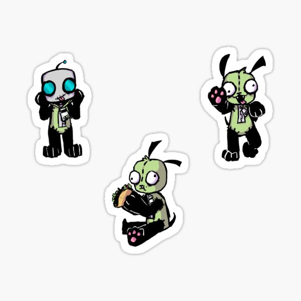 Item preview, Gir Sticker Pack designed and sold by VirtualStatic.