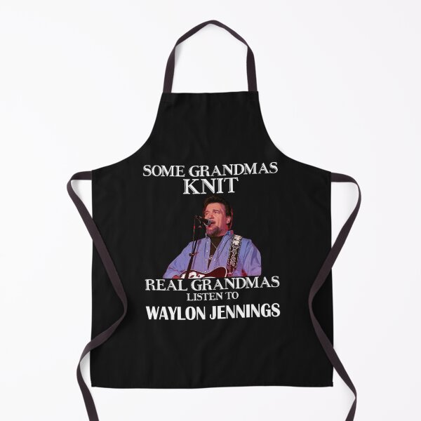 Item preview, Some Grandmas Knit Real Grandmas Listen to Waylon designed and sold by ElenGlover.