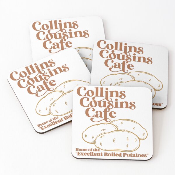 Item preview, Collins Cousins Cafe, Home of the Excellent Boiled Potatoes designed and sold by ZiggyTown.