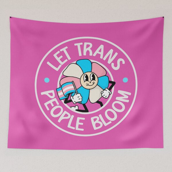 Item preview, Let Trans People Bloom - Trans Rights designed and sold by Picket Club.