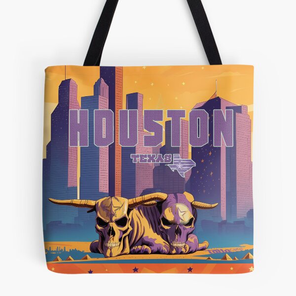 Aperçu de l'œuvre Houston Texas - Ville pourpre créée et vendue par Candyredcustoms.
